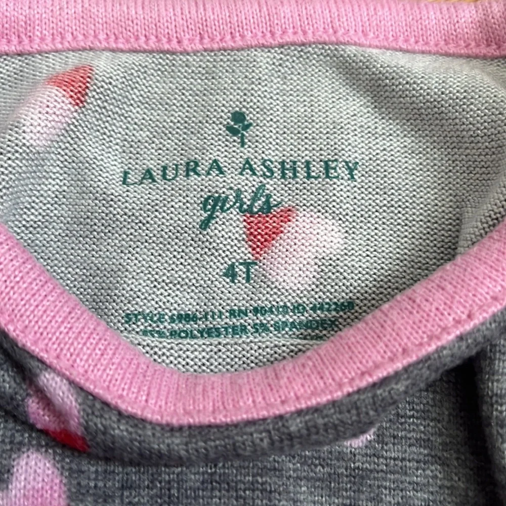Laura Ashley Girls Heart Pajama Set
